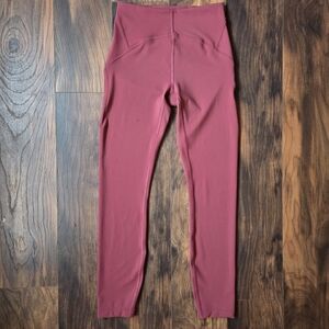 Lululemon Athletica Deep Red Leggings
